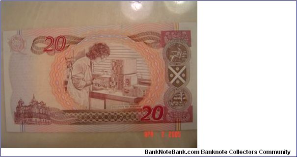 Banknote from United Kingdom year 1999