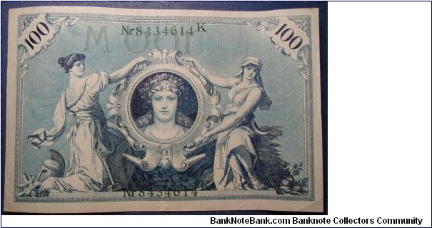 1908 Germany 100 Marks

NOT FOR SALE Banknote