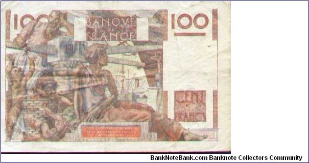 Banknote from France year 1950