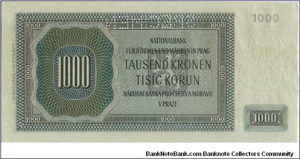 Banknote from Czech Republic year 1942