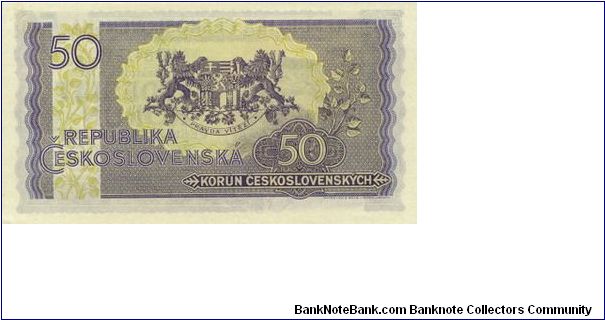 Banknote from Czech Republic year 1945