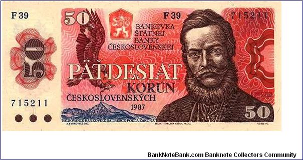 Czechoslovakia - 50 Kcs 1987 Banknote
