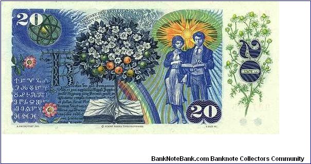 Banknote from Czech Republic year 1988