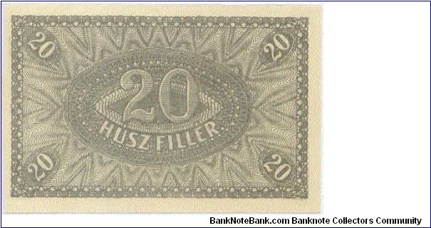 Banknote from Hungary year 1920