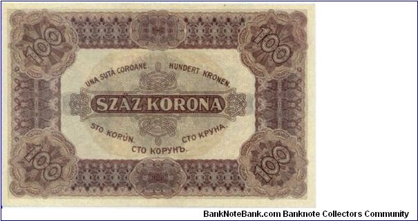 Banknote from Hungary year 1920