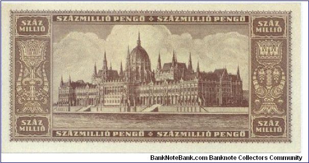 Banknote from Hungary year 1946