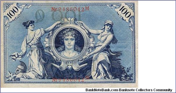 Banknote from Germany year 1908