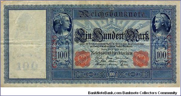 100 Mark
Reichsbanknote Banknote