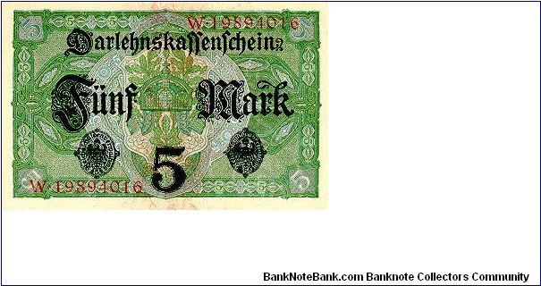 Banknote from Germany year 1917