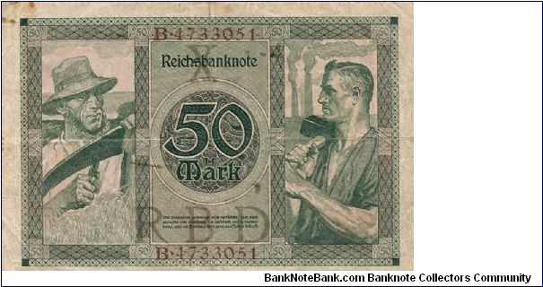 Banknote from Germany year 1920