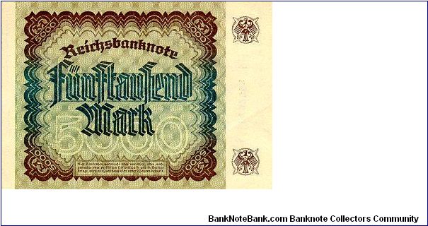 Banknote from Germany year 1922