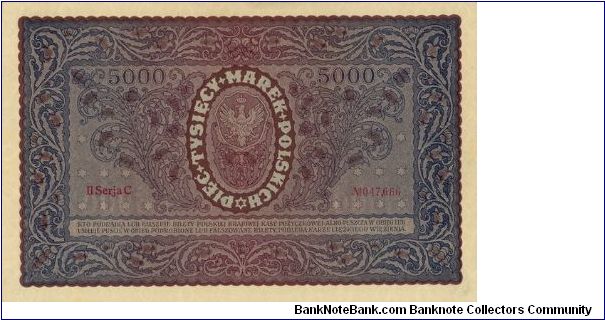 Banknote from Poland year 1920