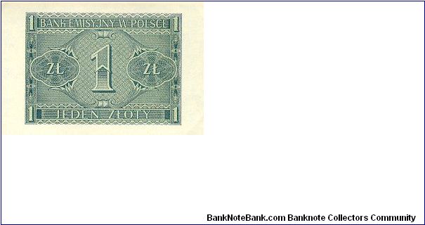 Banknote from Poland year 1941