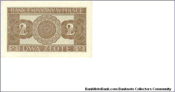 Banknote from Poland year 1941