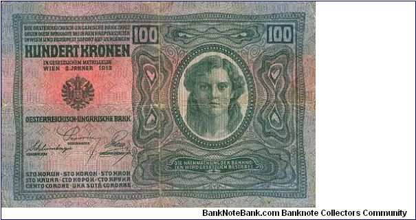 Banknote from Austria year 1919