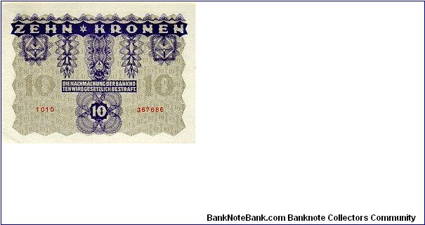 Banknote from Austria year 1922