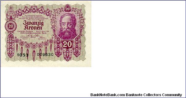 20 K Banknote