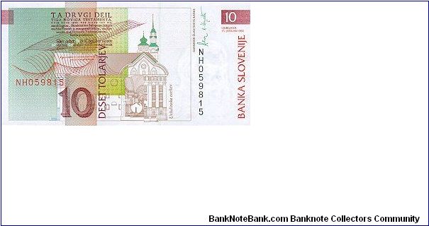 Banknote from Slovenia year 1992