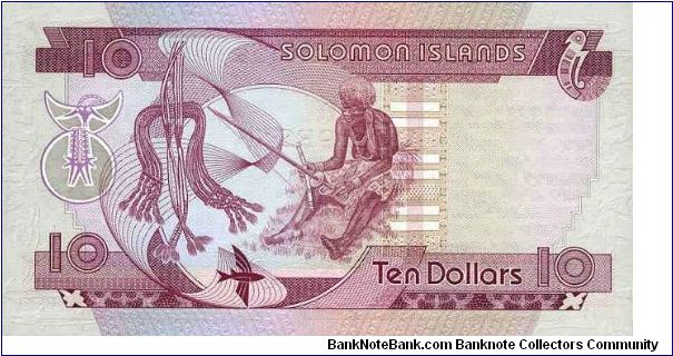 Banknote from Solomon Islands year 1986