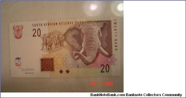 South Africa P-129 20 Rand Banknote