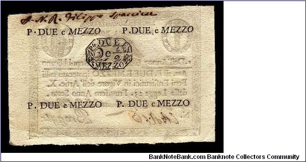 Banknote from Italy year 1798