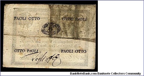 Banknote from Italy year 1798
