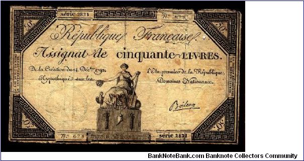 50 Livres. Banknote