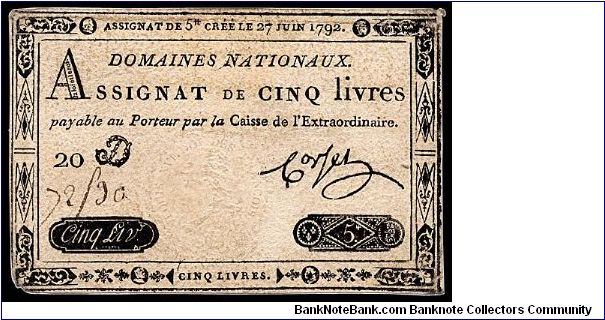 5 Lives. Banknote