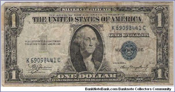 A Series Silver Certificate Banknote