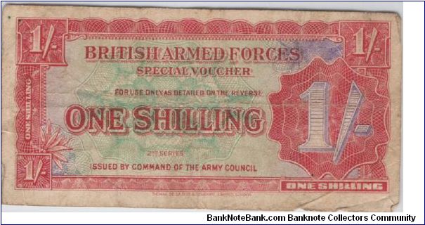 1 Shilling Banknote