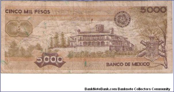 Banknote from Mexico year 1983