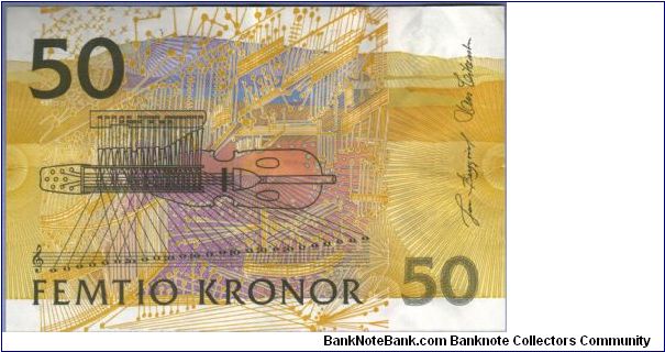 Banknote from Sweden year 1996