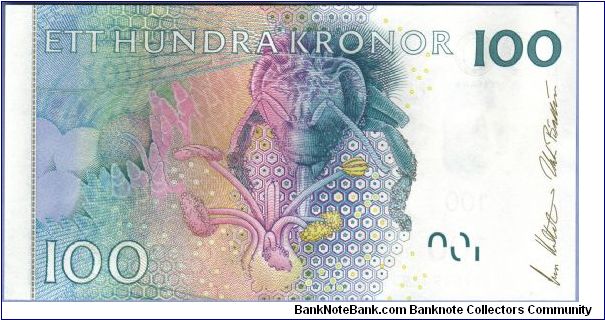 Banknote from Sweden year 2001