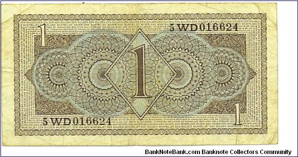 Banknote from Netherlands year 1943