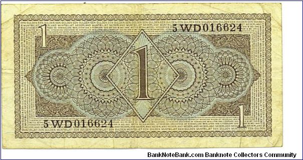 Banknote from Netherlands year 1943