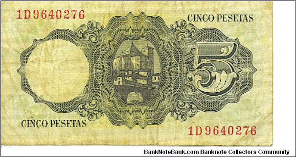 Banknote from Spain year 1951