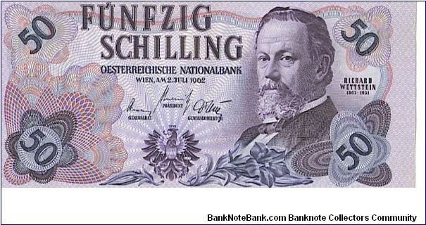 50 Shillings,UNC Banknote