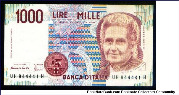 1000 Lire Banknote