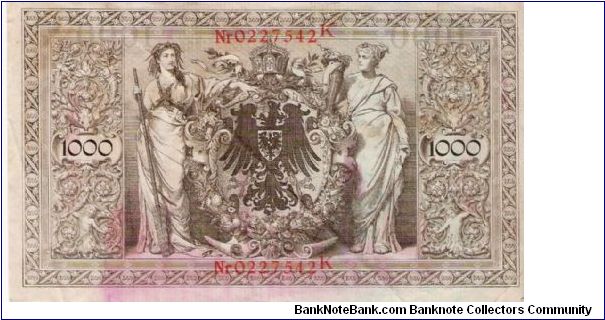 Banknote from Germany year 1910