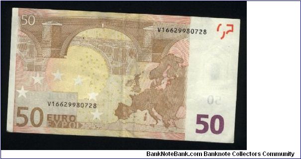 Banknote from Spain year 2002