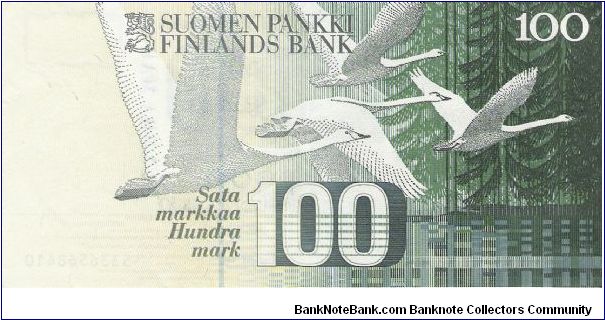 Banknote from Finland year 1986