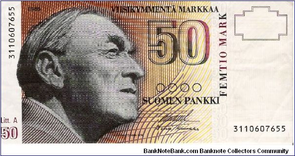 50 Markkaa 1986 Litt.A Banknote