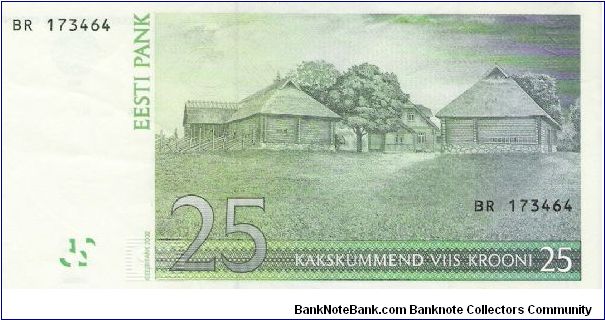 Banknote from Estonia year 2002