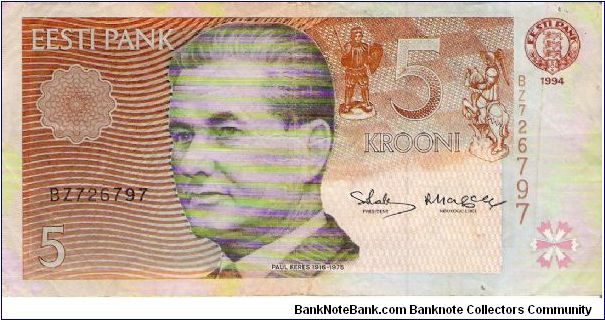 5 Krooni 1994 Banknote