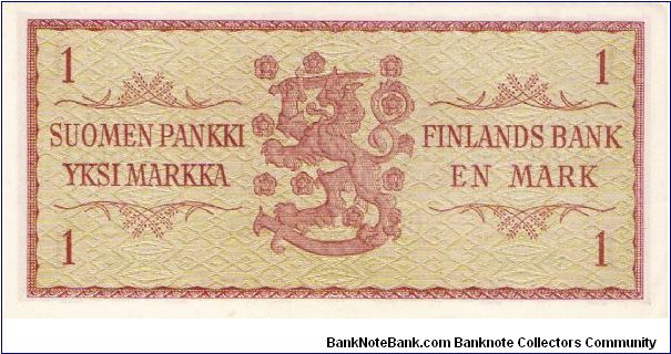 Banknote from Finland year 1963