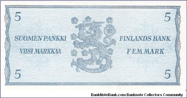 Banknote from Finland year 1963