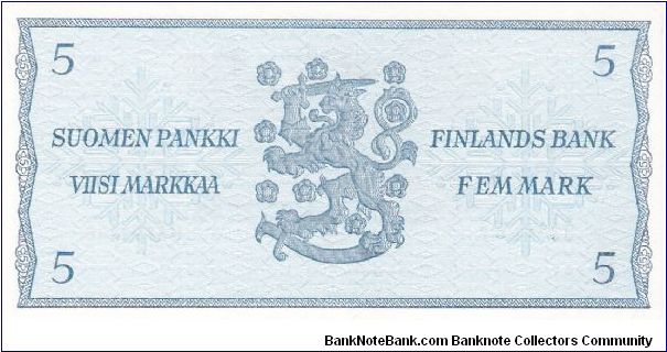 Banknote from Finland year 1963