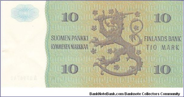 Banknote from Finland year 1980