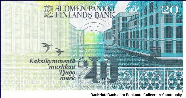 Banknote from Finland year 1993