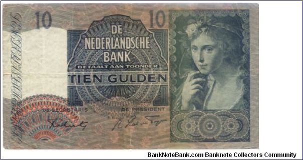 10 Gulden Banknote